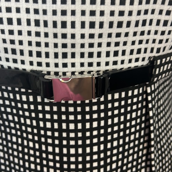 NWOT Calvin Klein Belted Houndstooth Sheath Dress Size 4 - Picture 9 of 13